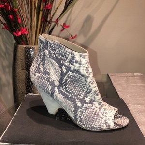 Snakeskin Ankle Boots / Booties